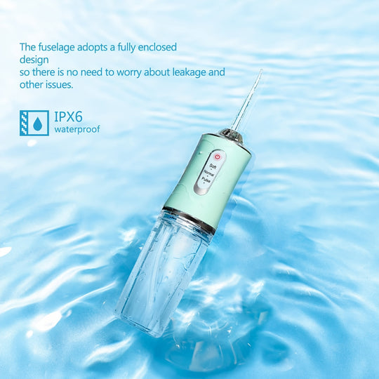 Cordless Dental Oral Irrigator - 4-in-1 Water Flosser