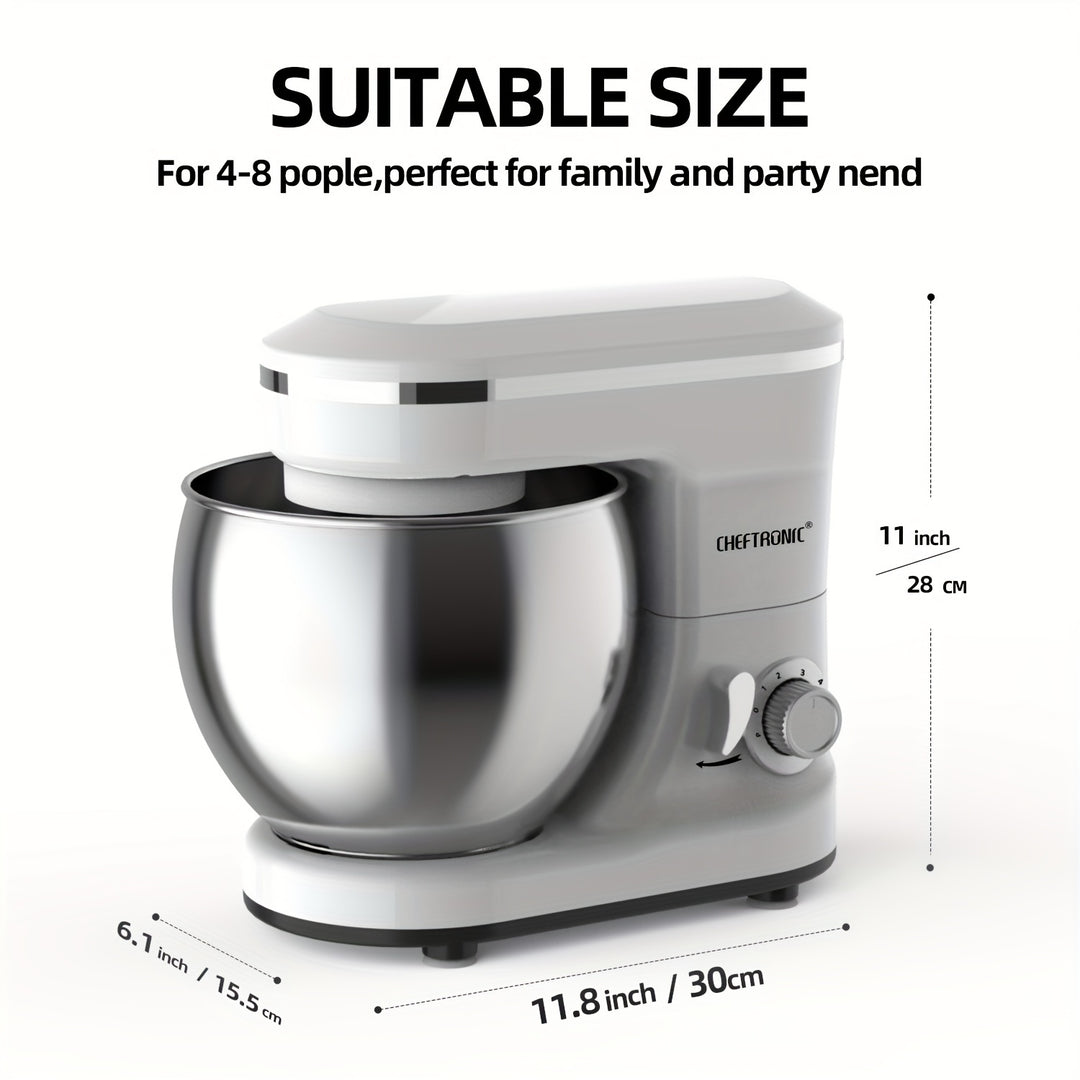 Electric Stand Mixer 4.2L - Professional Chef Machine for Baking & Cooking