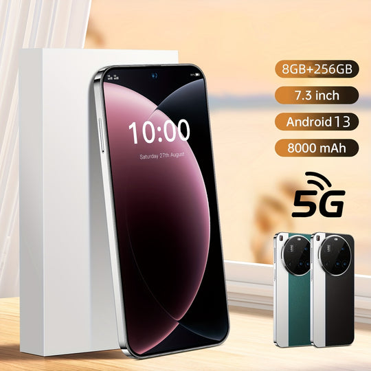 Touch Screen 5G Smart Phone - 7.3-inch High-definition Large Screen