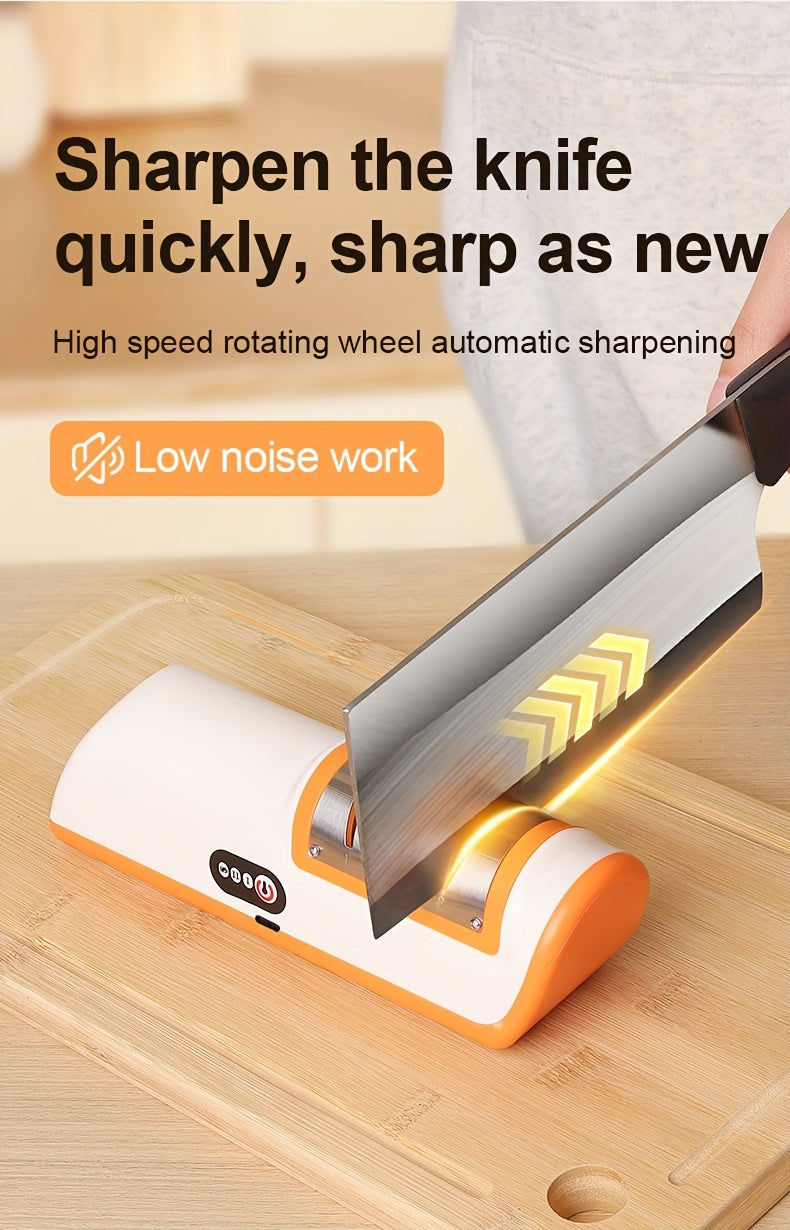 Electric Knife Sharpener for Kitchen Knives Sharpening and Polishing, Suitable for Chef Knives