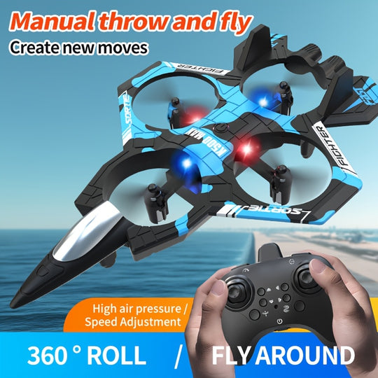RC Stunt Drone - 360° Flip Quadcopter with LED Lights & Altitude Hold