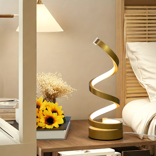 Spiral LED Table Lamp