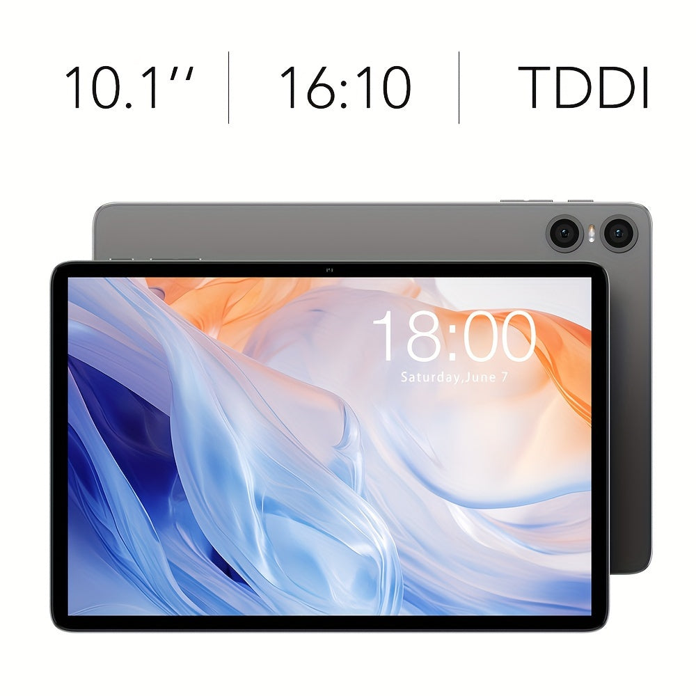 Tablet New Android 15, 10.1-inch IPS Display