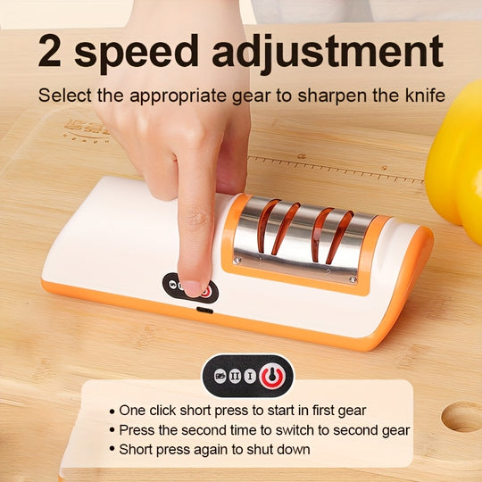 Electric Knife Sharpener for Kitchen Knives Sharpening and Polishing, Suitable for Chef Knives