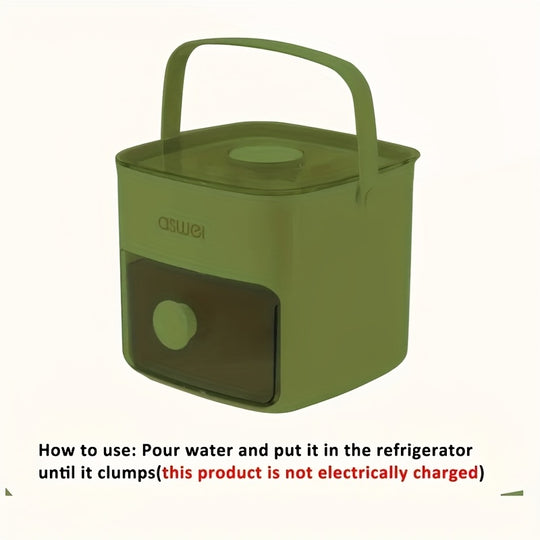 48-Cube Ice Maker - Double Layer Press Lid Ice Tray for Home