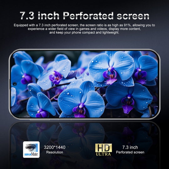 Touch Screen 5G Smart Phone - 7.3-inch High-definition Large Screen