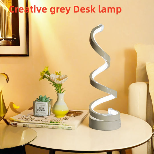 Spiral LED Table Lamp