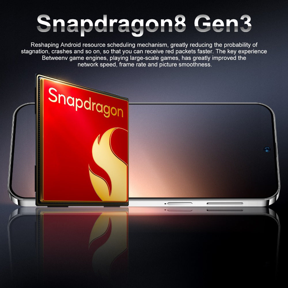 Touch Screen 5G Smart Phone - 7.3-inch High-definition Large Screen