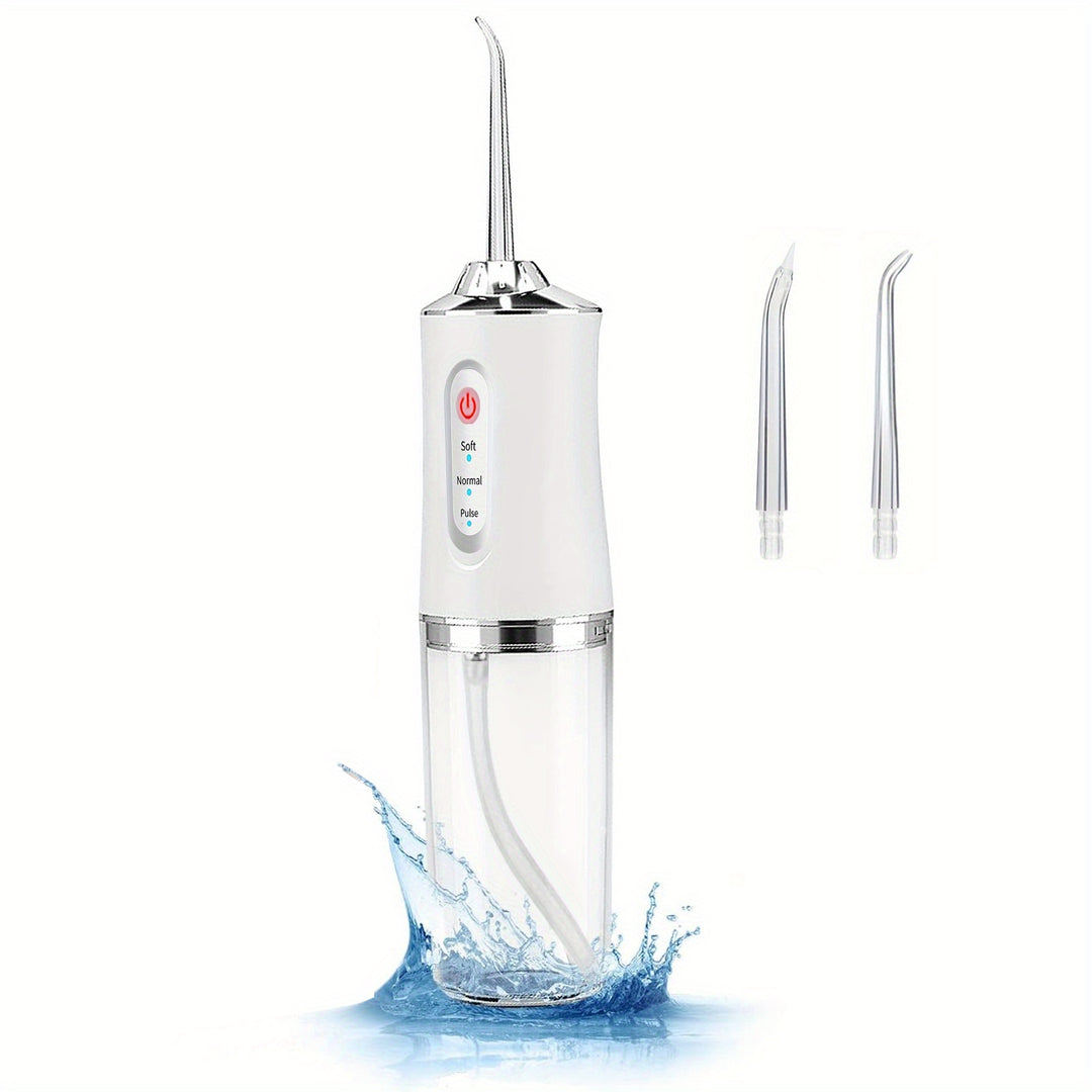 Cordless Dental Oral Irrigator - 4-in-1 Water Flosser