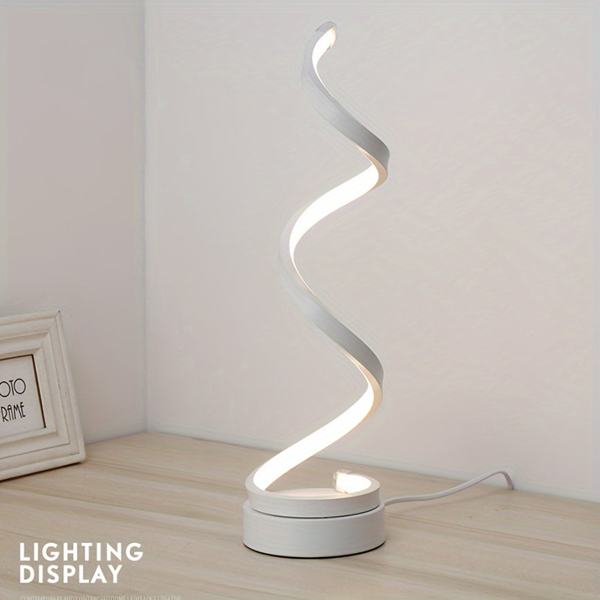 Spiral LED Table Lamp