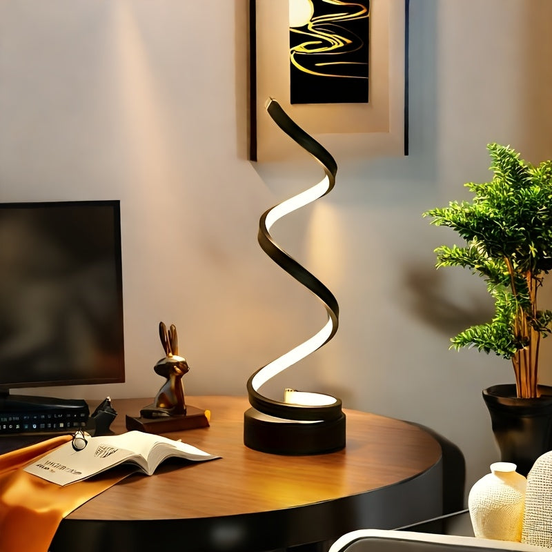 Spiral LED Table Lamp