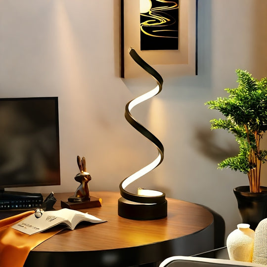 Spiral LED Table Lamp