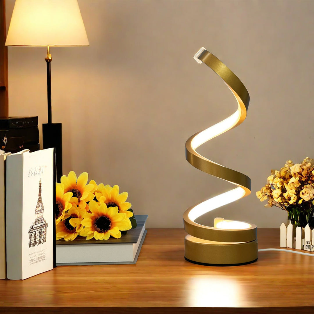 Spiral LED Table Lamp
