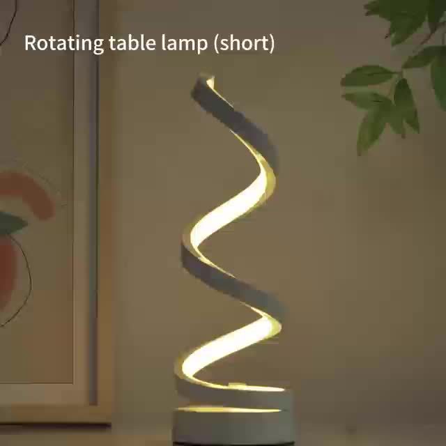 Spiral LED Table Lamp