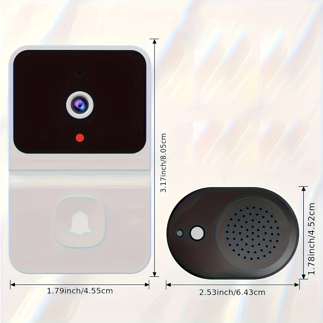 Smart WiFi Doorbell Camera with Built-in Battery