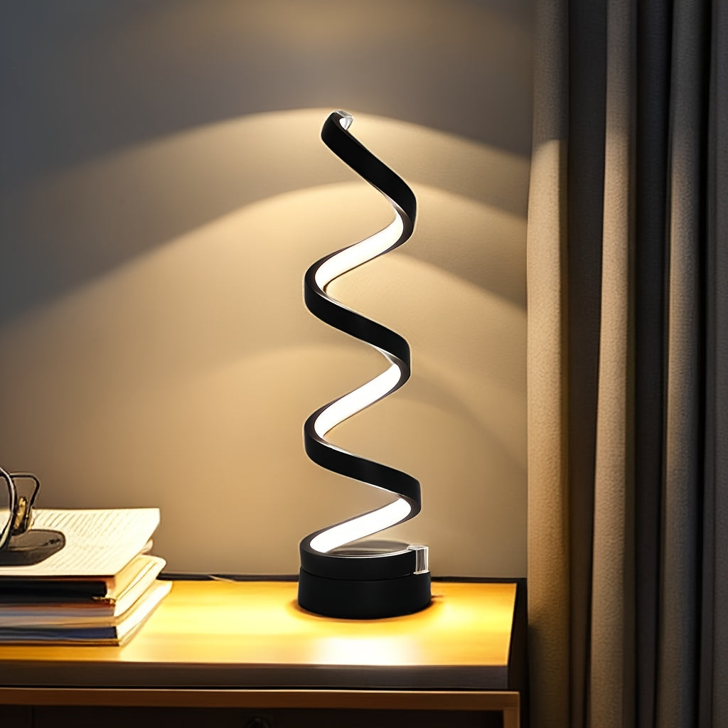 Spiral LED Table Lamp