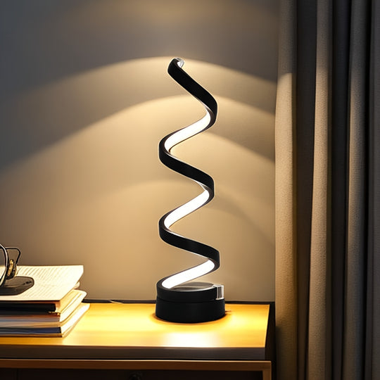 Spiral LED Table Lamp