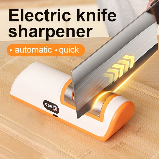 Electric Knife Sharpener for Kitchen Knives Sharpening and Polishing, Suitable for Chef Knives