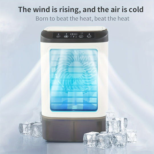 Portable Mini Air Conditioner - USB Water Cooling Fan with Humidifier for Home & Camping