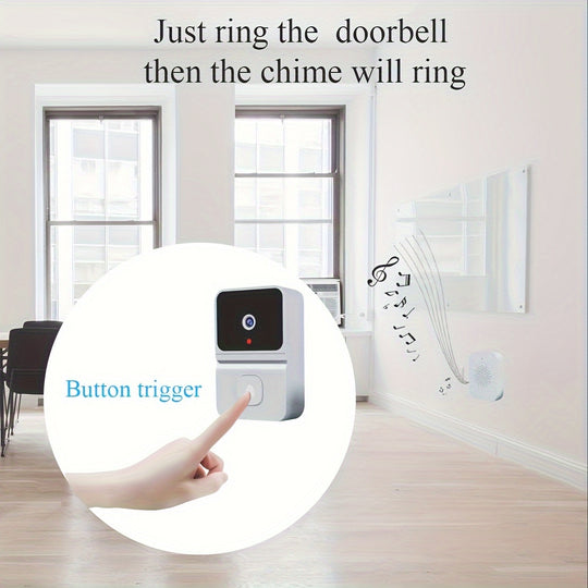 Smart WiFi Doorbell Camera with Built-in Battery
