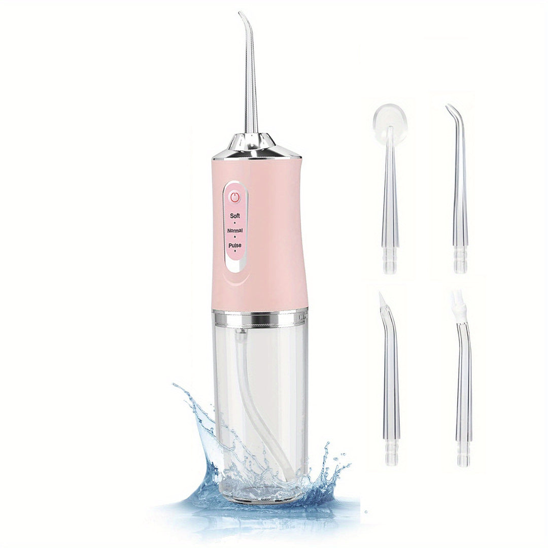 Cordless Dental Oral Irrigator - 4-in-1 Water Flosser