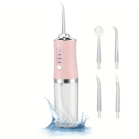 Cordless Dental Oral Irrigator - 4-in-1 Water Flosser