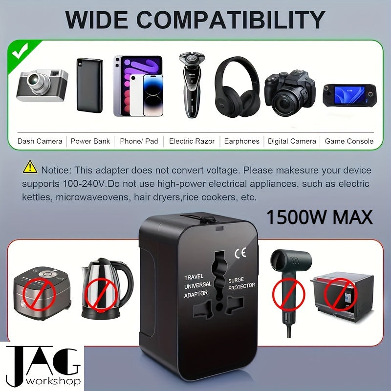 Travel Converters Adapter Universal Interface