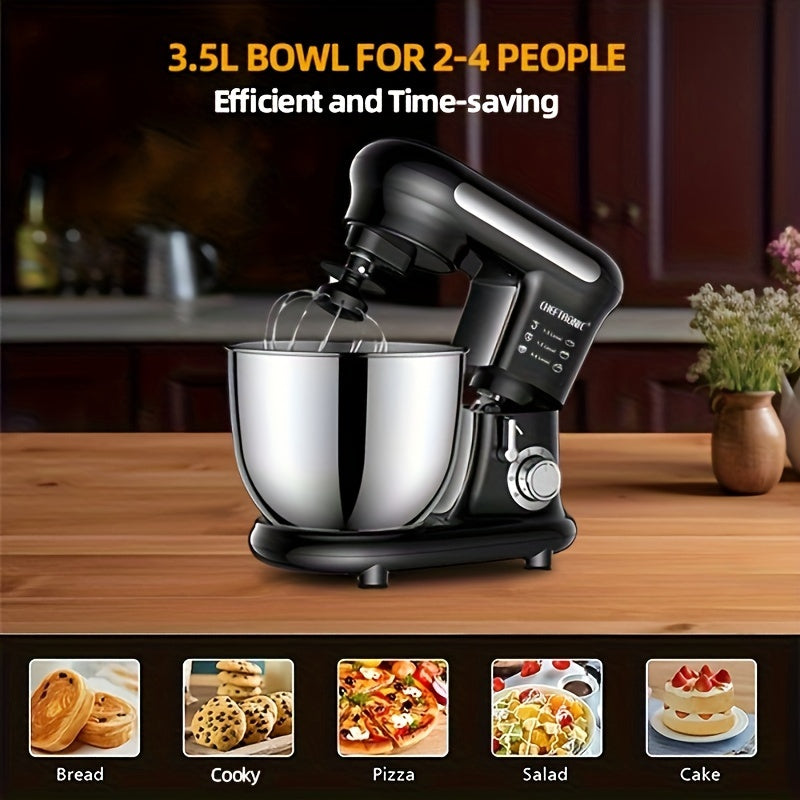 Electric Dough Mixer 1000W - 3.5L Stand Mixer for Bread & Baking