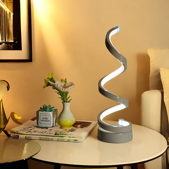 Spiral LED Table Lamp