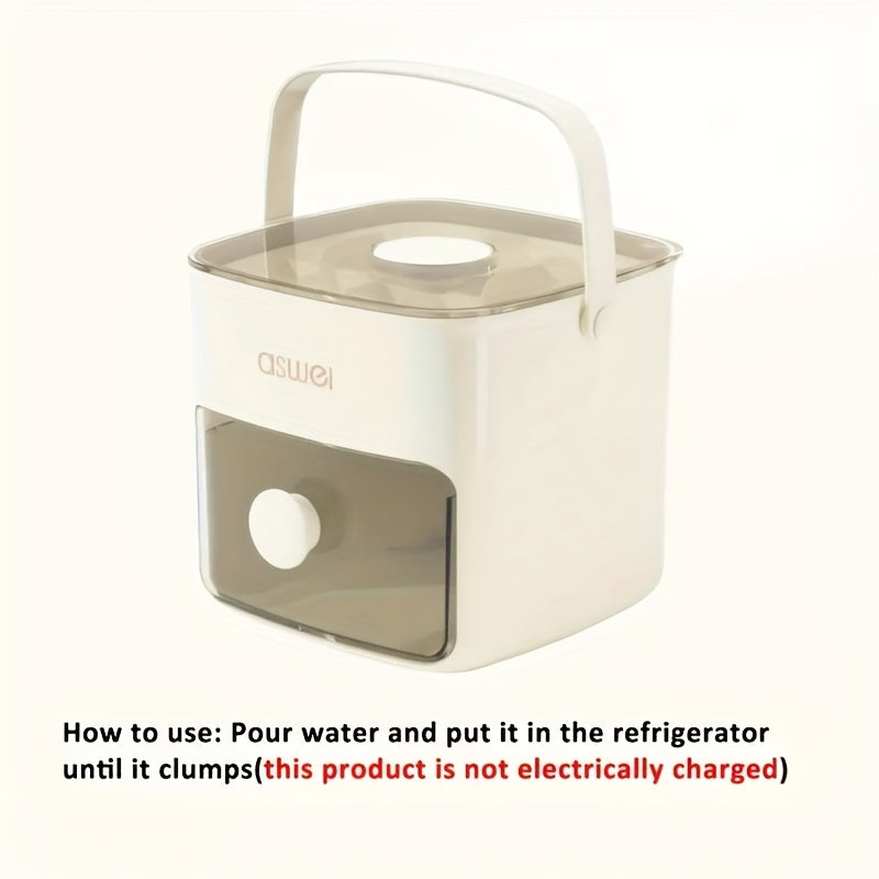 48-Cube Ice Maker - Double Layer Press Lid Ice Tray for Home