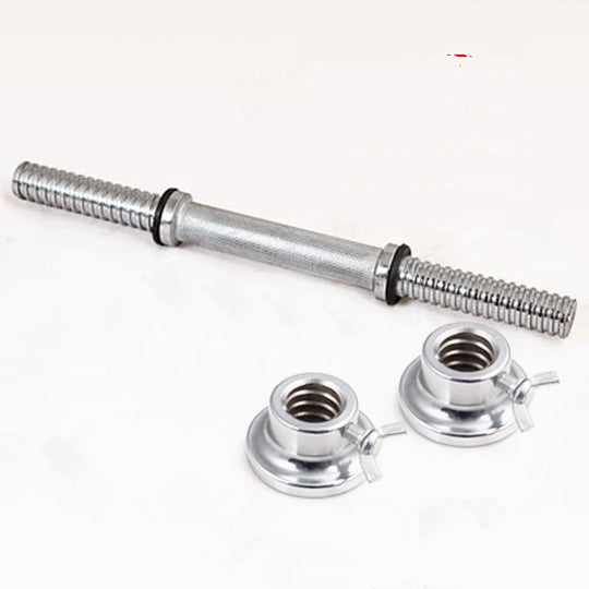 30/34/40/45/50cm Lenght For Home Gym Fitness Dumbbell Bars With Clamps 25mm Standard Threaded Dumbbell Handles F2105