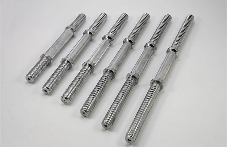 30/34/40/45/50cm Lenght For Home Gym Fitness Dumbbell Bars With Clamps 25mm Standard Threaded Dumbbell Handles F2105