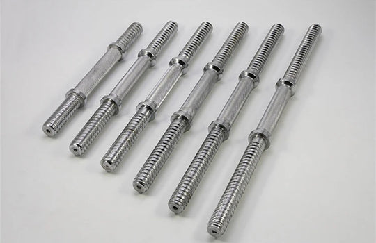 30/34/40/45/50cm Lenght For Home Gym Fitness Dumbbell Bars With Clamps 25mm Standard Threaded Dumbbell Handles F2105