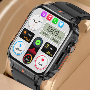 Smartwatch Answer Call Big Battery Fitness Tracker Waterproof