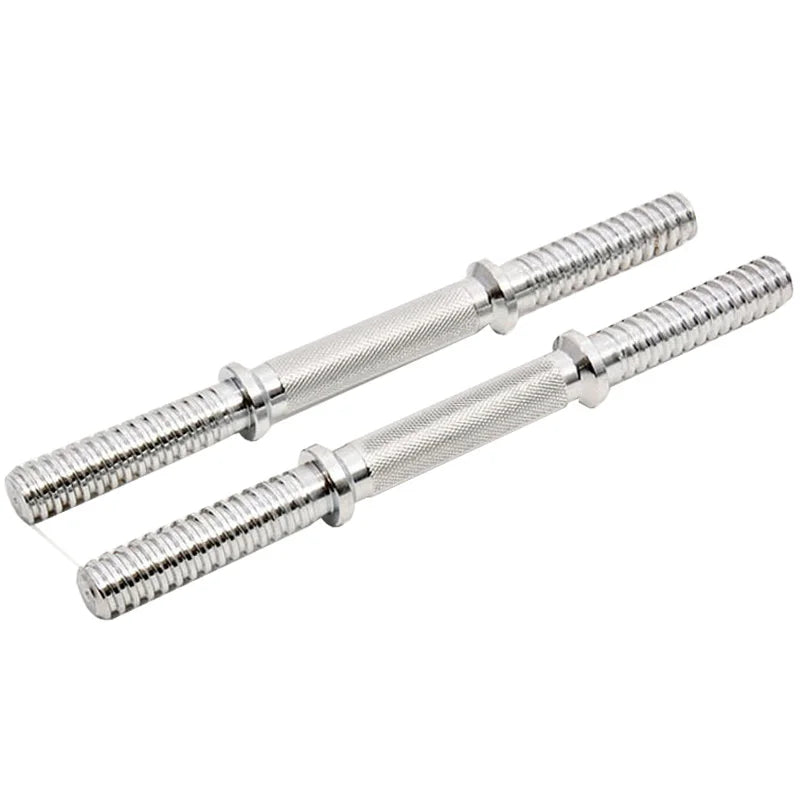 30/34/40/45/50cm Lenght For Home Gym Fitness Dumbbell Bars With Clamps 25mm Standard Threaded Dumbbell Handles F2105