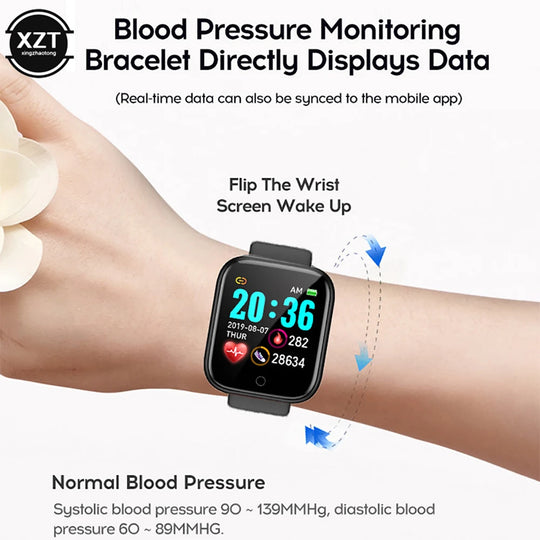 Y68 Smart Watch - Health Monitor Fitness Tracker Bracelet