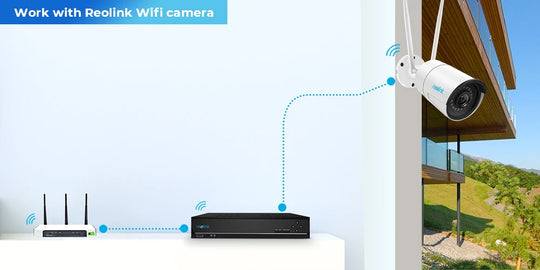 Outdoor Security Camera System - 4K 8CH PoE NVR with 8MP IP Cameras & Night Vision