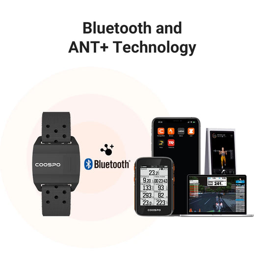 Heart Rate Monitor Armband - Optical Bluetooth 4.0 ANT+ for Garmin, Wahoo & Bike Computer