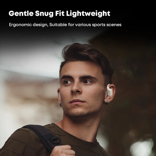 Bone Conduction Headphones - Open-Ear TWS Wireless Sport Earphones with Earhook