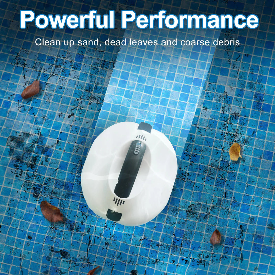 Cordless Robotic Pool Cleaner - Dual Path Planning, EU & US Compatible