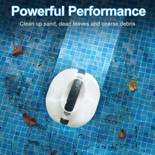 Cordless Robotic Pool Cleaner - Dual Path Planning, EU & US Compatible