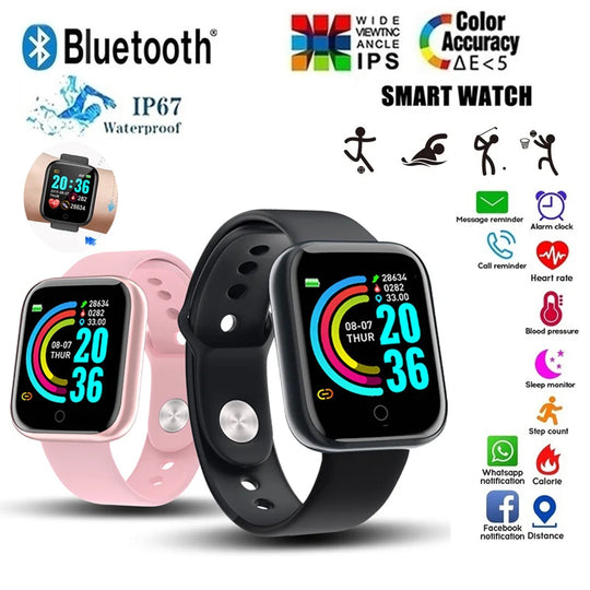 Y68 Smart Watch - Health Monitor Fitness Tracker Bracelet