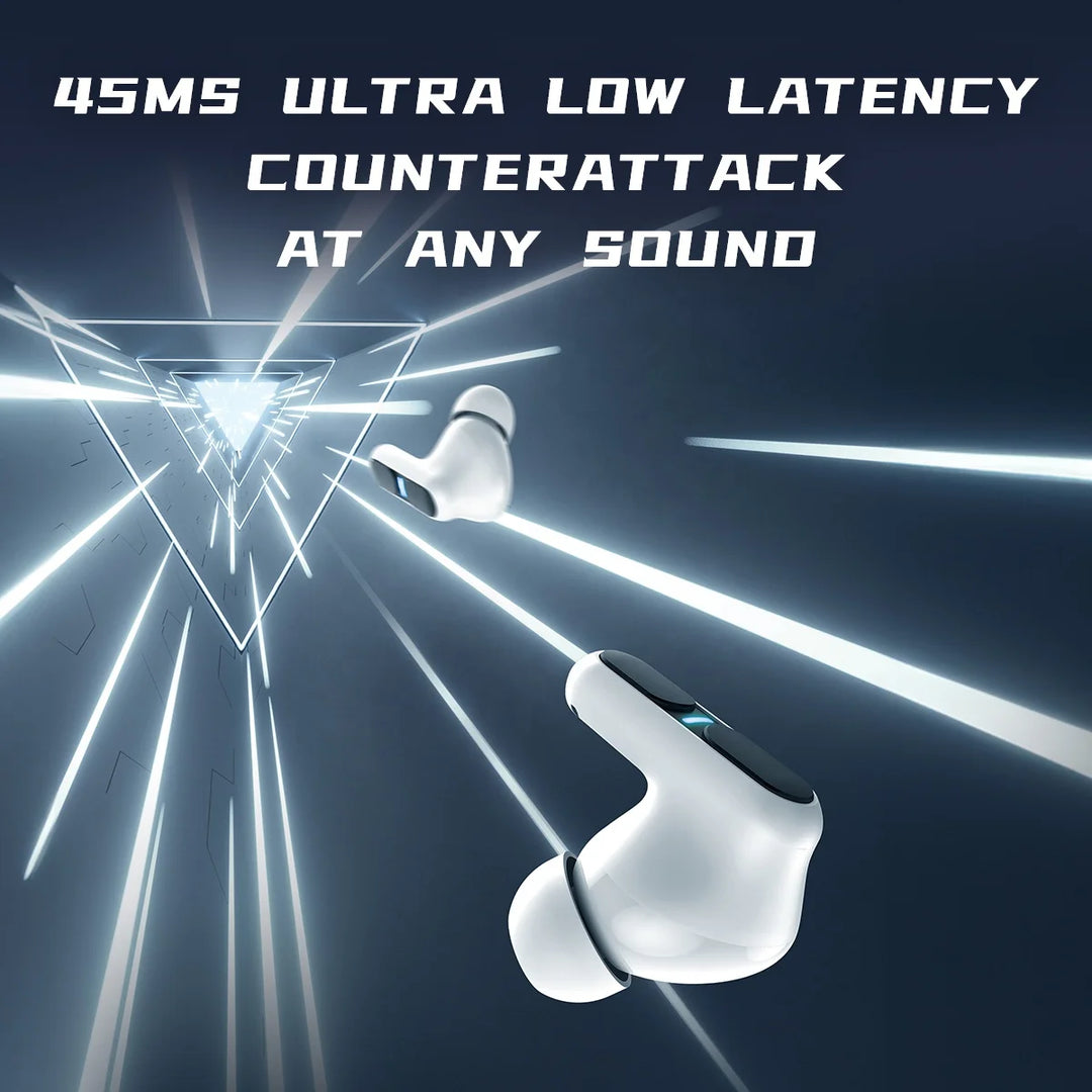 Gaming Headset Bluetooth Earphone With Mic Bass Audio Stereo