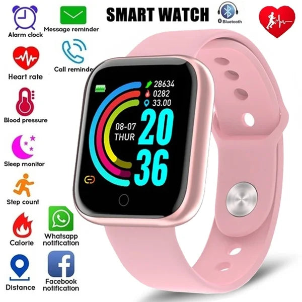 Y68 Smart Watch - Health Monitor Fitness Tracker Bracelet