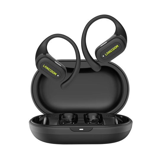 Bone Conduction Headphones - Open-Ear TWS Wireless Sport Earphones with Earhook