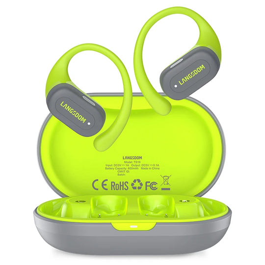 Bone Conduction Headphones - Open-Ear TWS Wireless Sport Earphones with Earhook