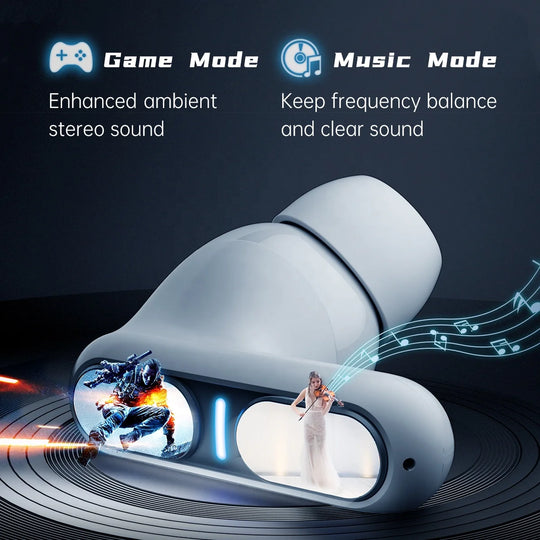 Gaming Headset Bluetooth Earphone With Mic Bass Audio Stereo