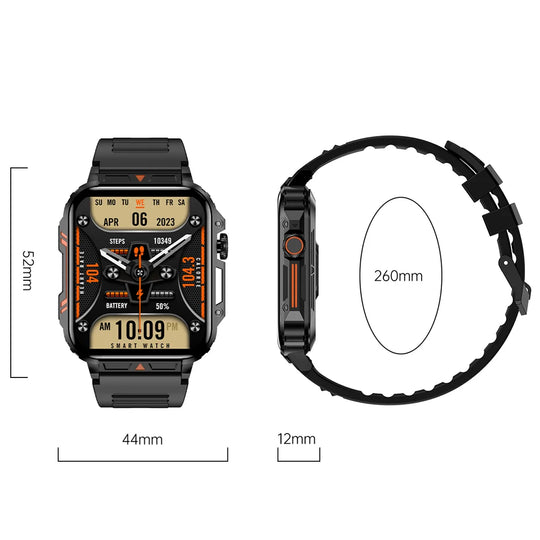 Smartwatch Answer Call Big Battery Fitness Tracker Waterproof