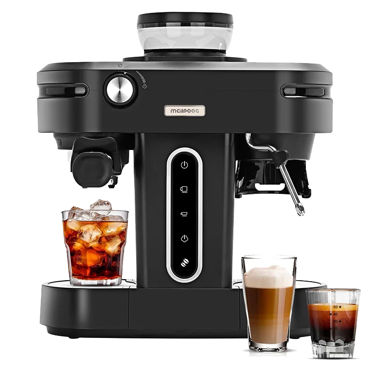Bean to Cup Espresso Machine with Grinder - AC510, 15 Bar, 1150W, 0.75L Tank
