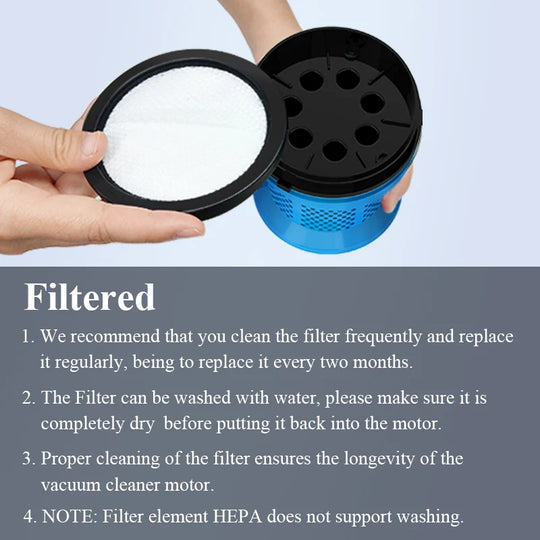 Corded Stick Vacuum Cleaner - 600W Powerful Suction, Bagless, Cyclone Filter - for Home, Pet Hair & Hard Floor
